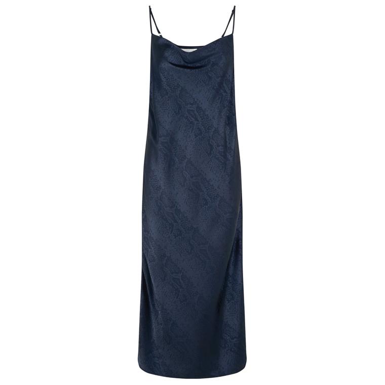 Rosemunde Strap Kjole, Navy 